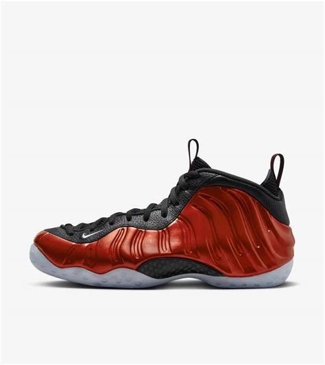 nike foamposite metallic red